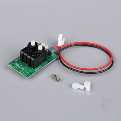 Receiver with Gyro and Surface Mounted Servos (for BF-109)