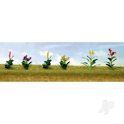 Assorted Flower Plants 4, O-Scale, (10 per pack)
