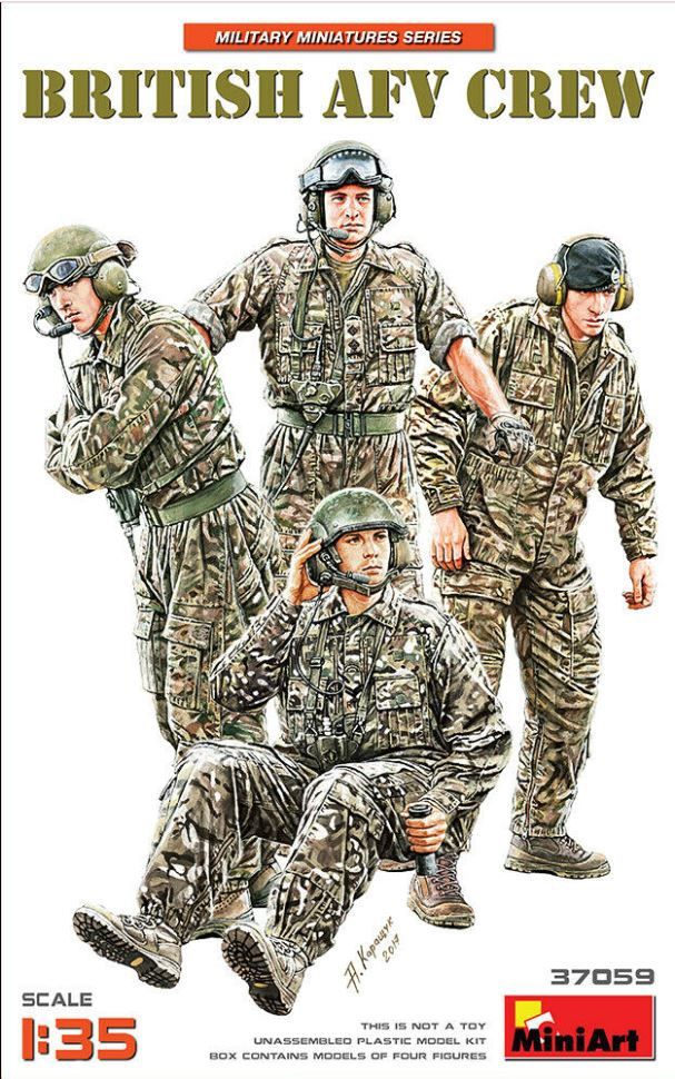 Military MiniArt 1/35 Modern British AFV Crew