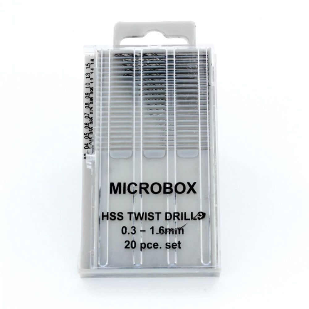 Microbox Drill Set 0.3-1.6mm (20)