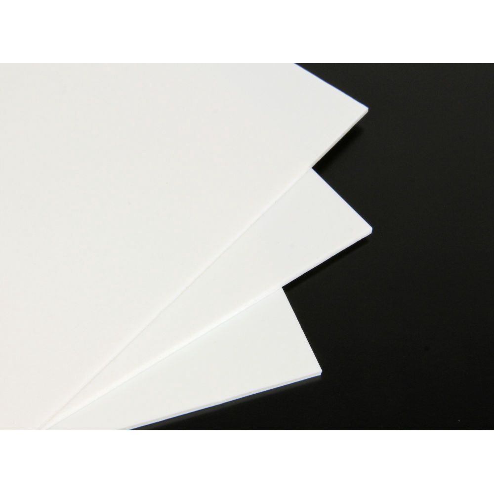 9x12in White Plastic Card 80Thou. (2.0mm)