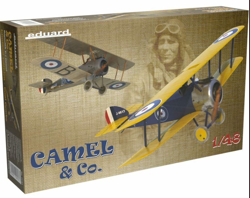 Aircraft Eduard 1/48 Sopwith F.1 Camel Biggles &amp; Co. Limited Edition Kit