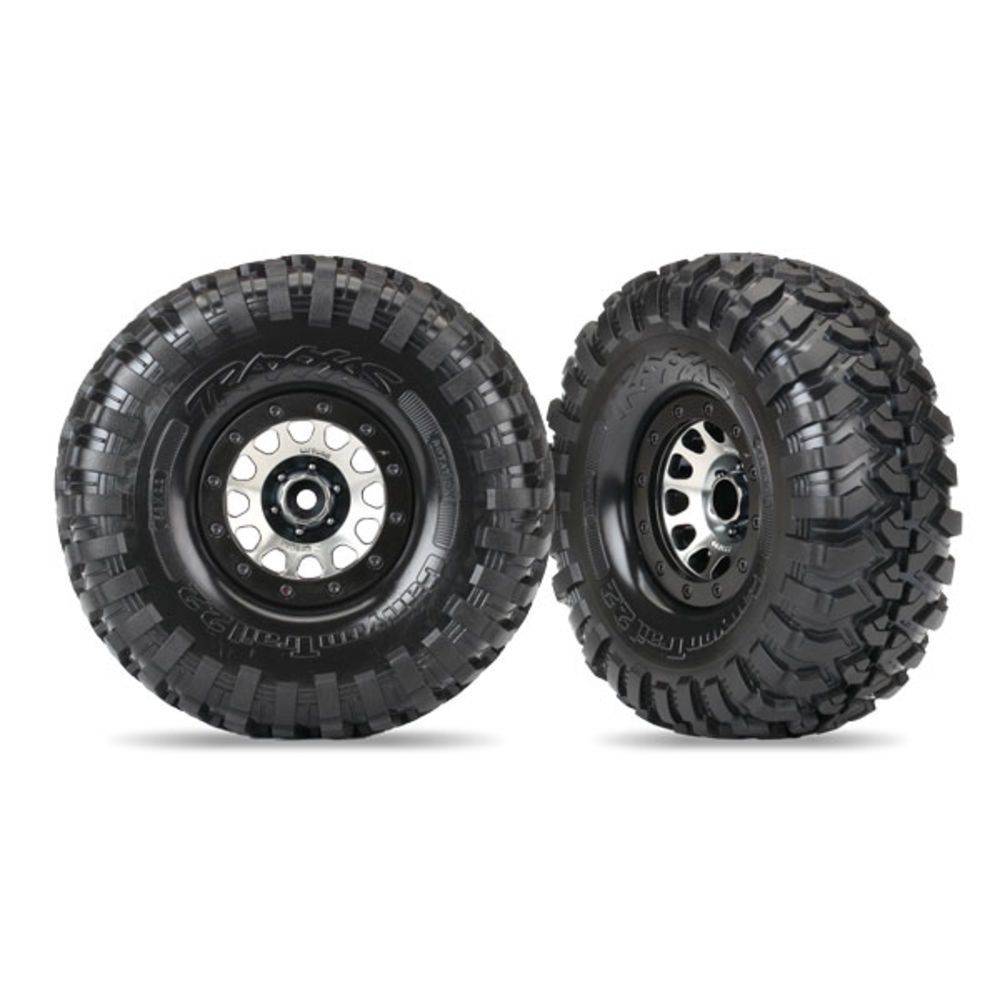 Tyres and Wheels, Assembled (1 Left, 1 Right)