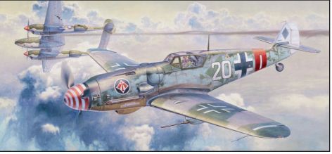 Aircraft Eduard 1/48 Bf109G-6 Late Series Profipack