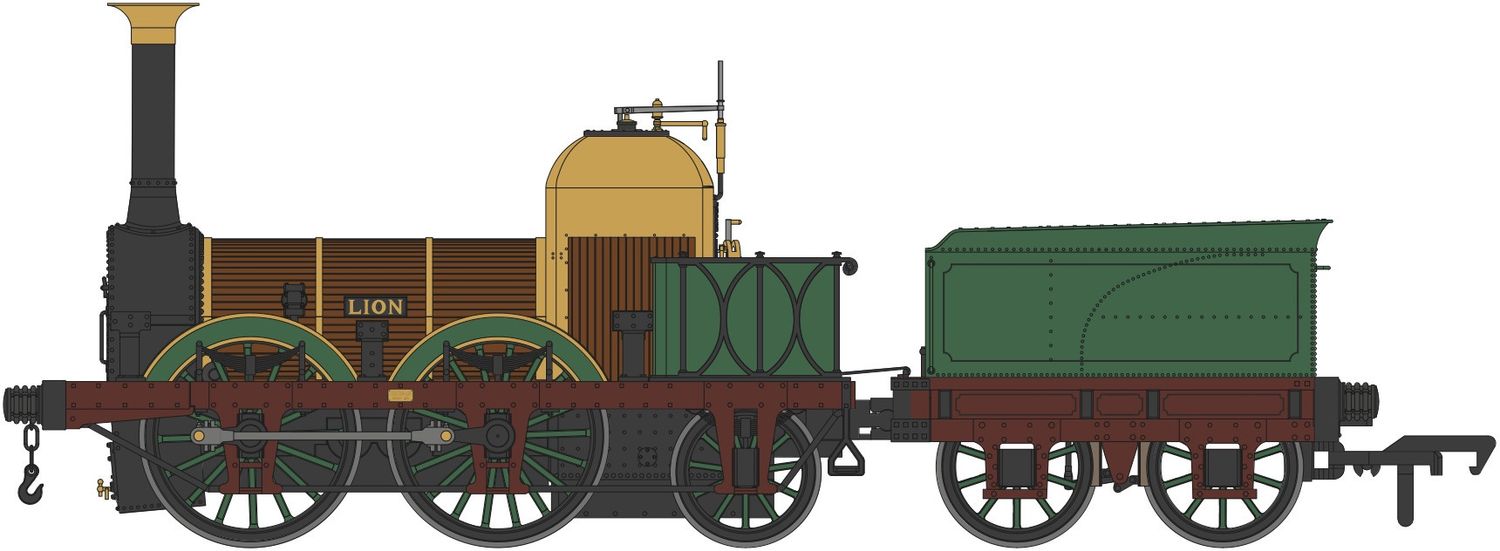 Liverpool &amp; Manchester Railway 'Lion' (1930 condition) - DCC Ready
