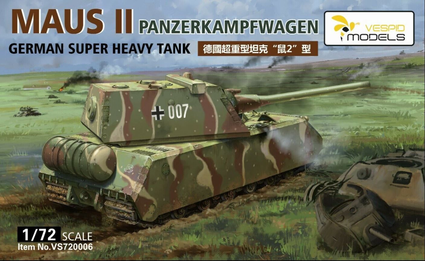 Military Vespid 1/72 German Super Heavy Tank Maus II