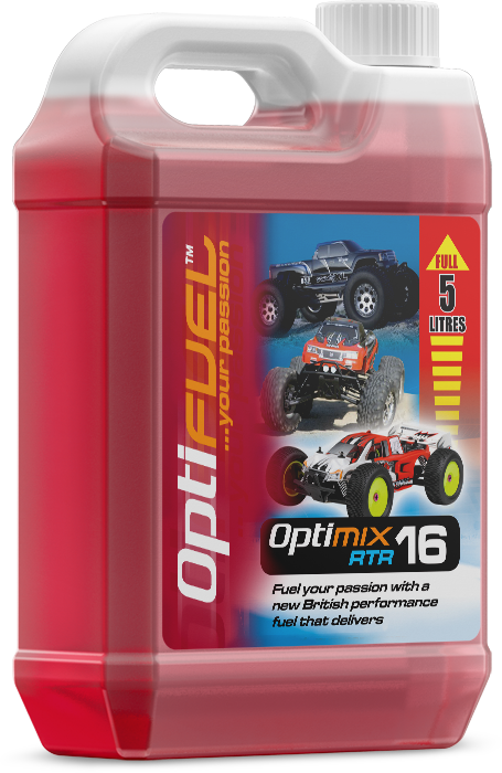 Optimix RTR 16% Nitro Car Fuel 5 Litre - Bulk Box (4 PCS)