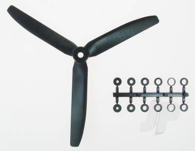 8x4 3 Blade Scale Propeller (Anticlockwise)