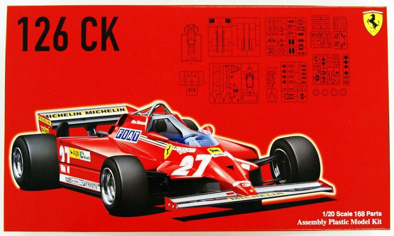Cars, Bikes and Trucks Fujimi 1/20 F1 Ferrari 126 CK 1981