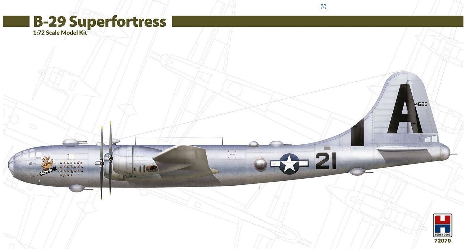 Aircraft Hobby 2000 1/72 Boeing B-29 Supefortress