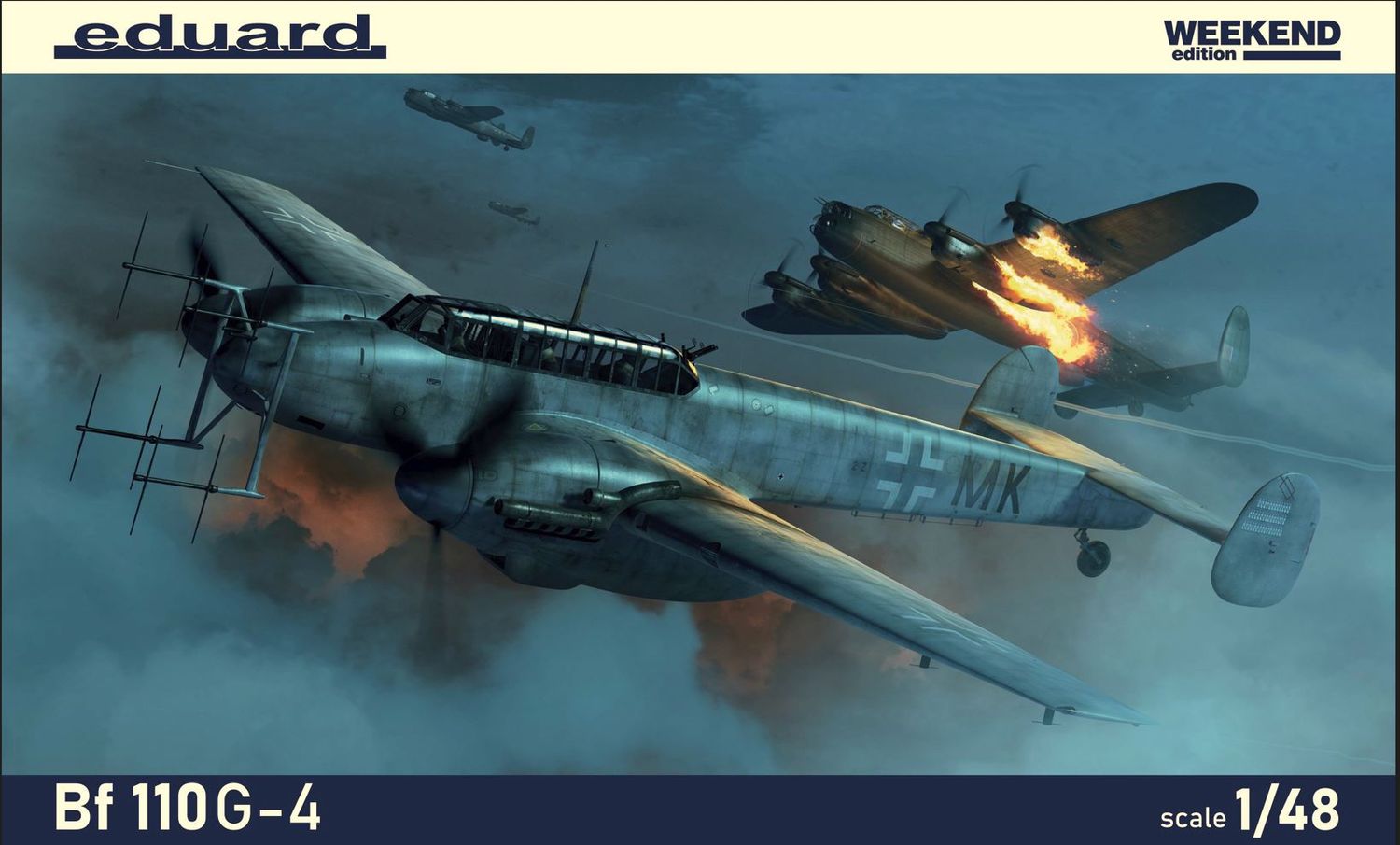 Aircraft Eduard 1/48 Messerschmitt Bf-110G-4 Weekend edition
