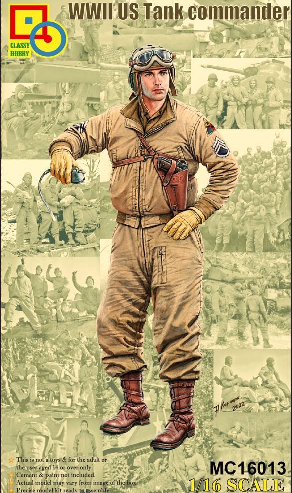 Military Classy Hobby 1/16 WW2 US Army Tank Commander