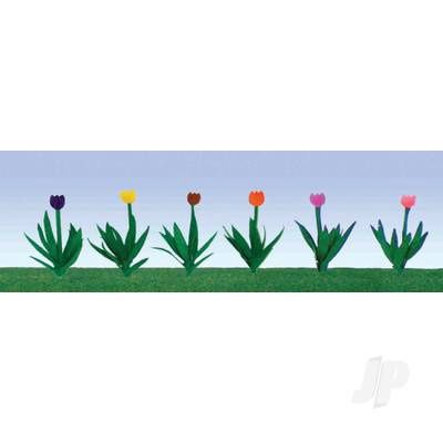Tulips, 1in, O-Scale, (36 per pack)