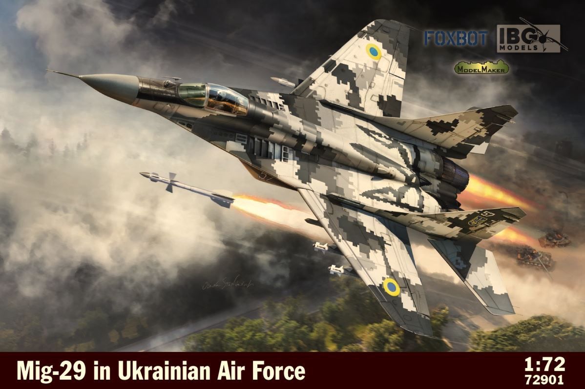 Aircraft IBG 1/72 Mig-29 in Ukrainian Air Force Markings