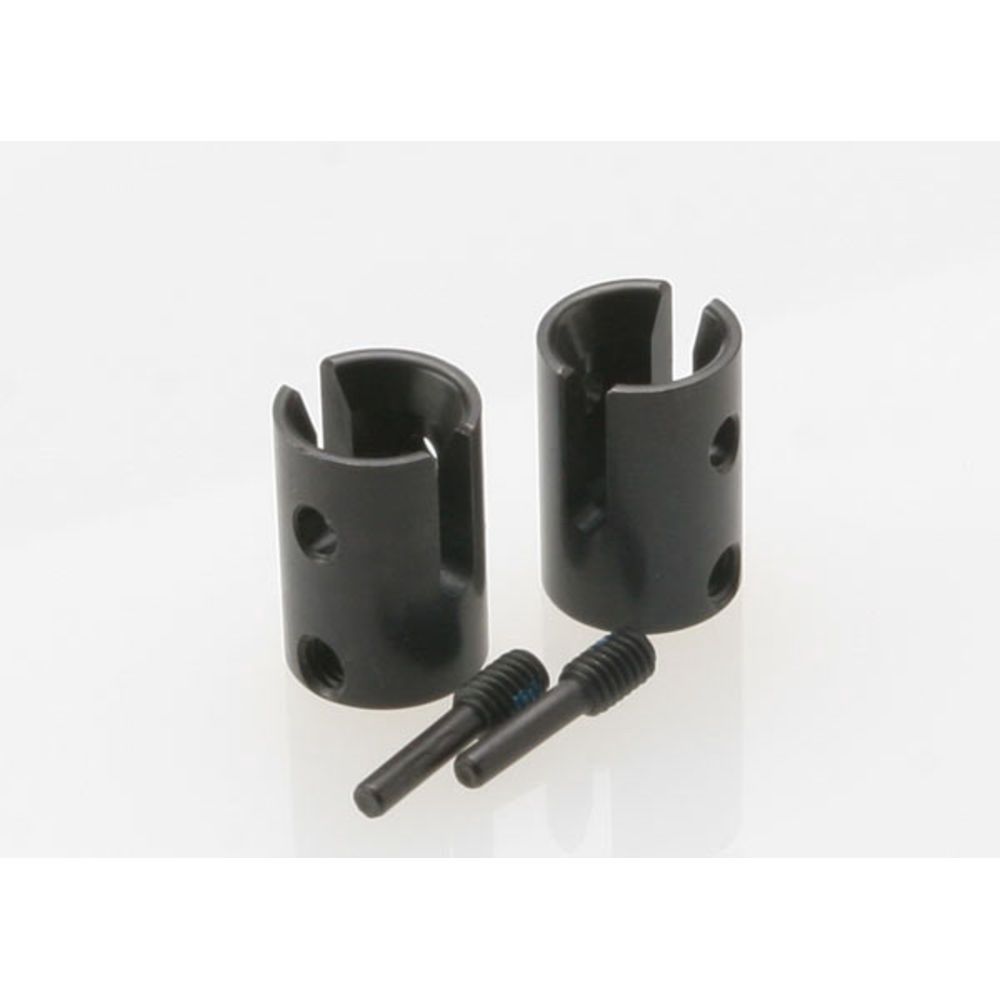 Drive cups, inner (2 pcs) Revo (Steel constant-velocity driveshafts) / screw pin, M4 / 15 (2 pcs) (for use only with 5333R adjustable wheelbase Rear suspension arms)