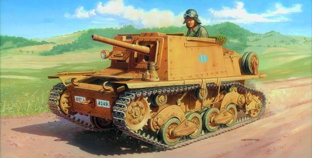 Military Italeri 1/35 Semovente L6/40