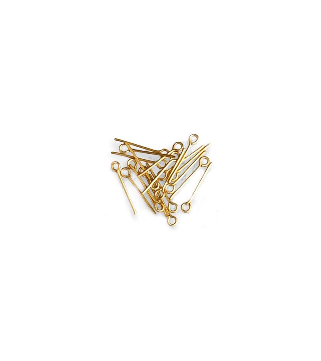 Brass Ring Pins 15mm (Pack of 60)