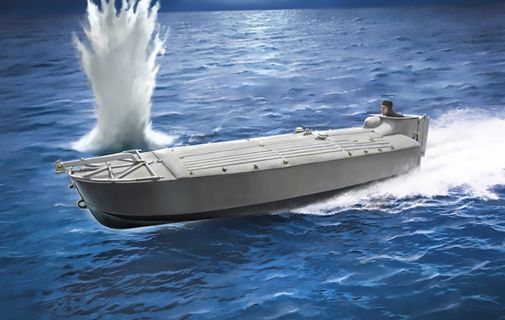 Ship Italeri 1/35 M.T.M BARCHINO WITH CREW 1:35