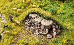 Burial Mound Hard Foam Model