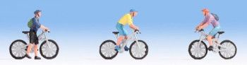 Mountain Bikers (3) Figure Set