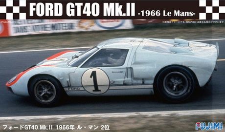 Cars, Bikes and Trucks Fujimi 1/24 Ford GT40 Mk.II 1966 Le Mans 2nd Place