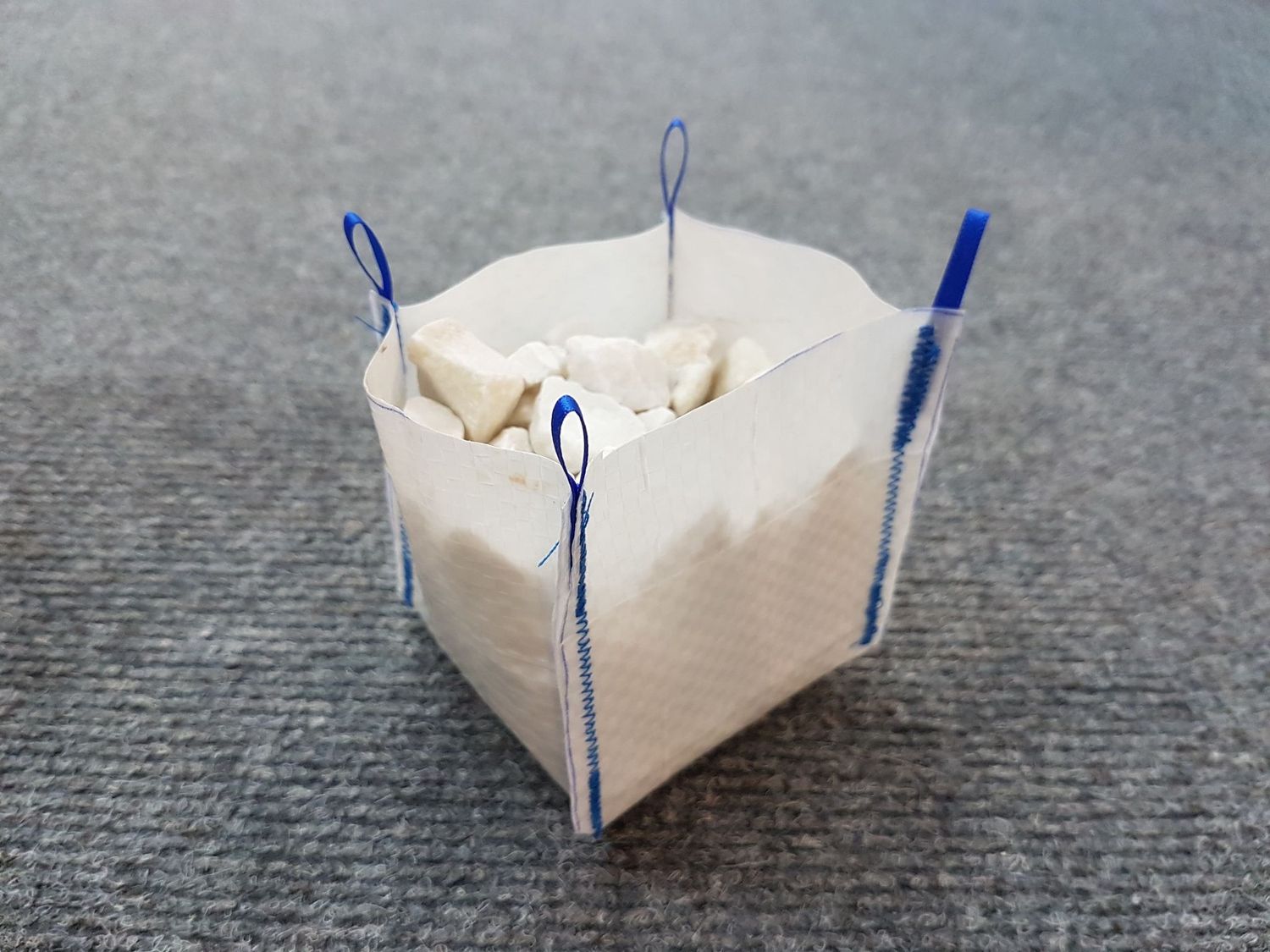 Dumpy bag (Blue straps)