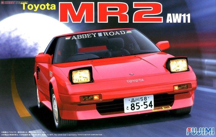 Cars, Bikes and Trucks Fujimi 1/24 Toyota MR2 AW11 Mk.2