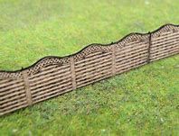 Wooden Lattice Fencing N Gauge