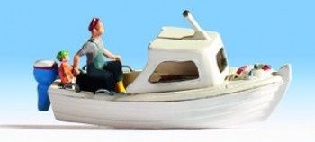 Fishing Boat with Figures