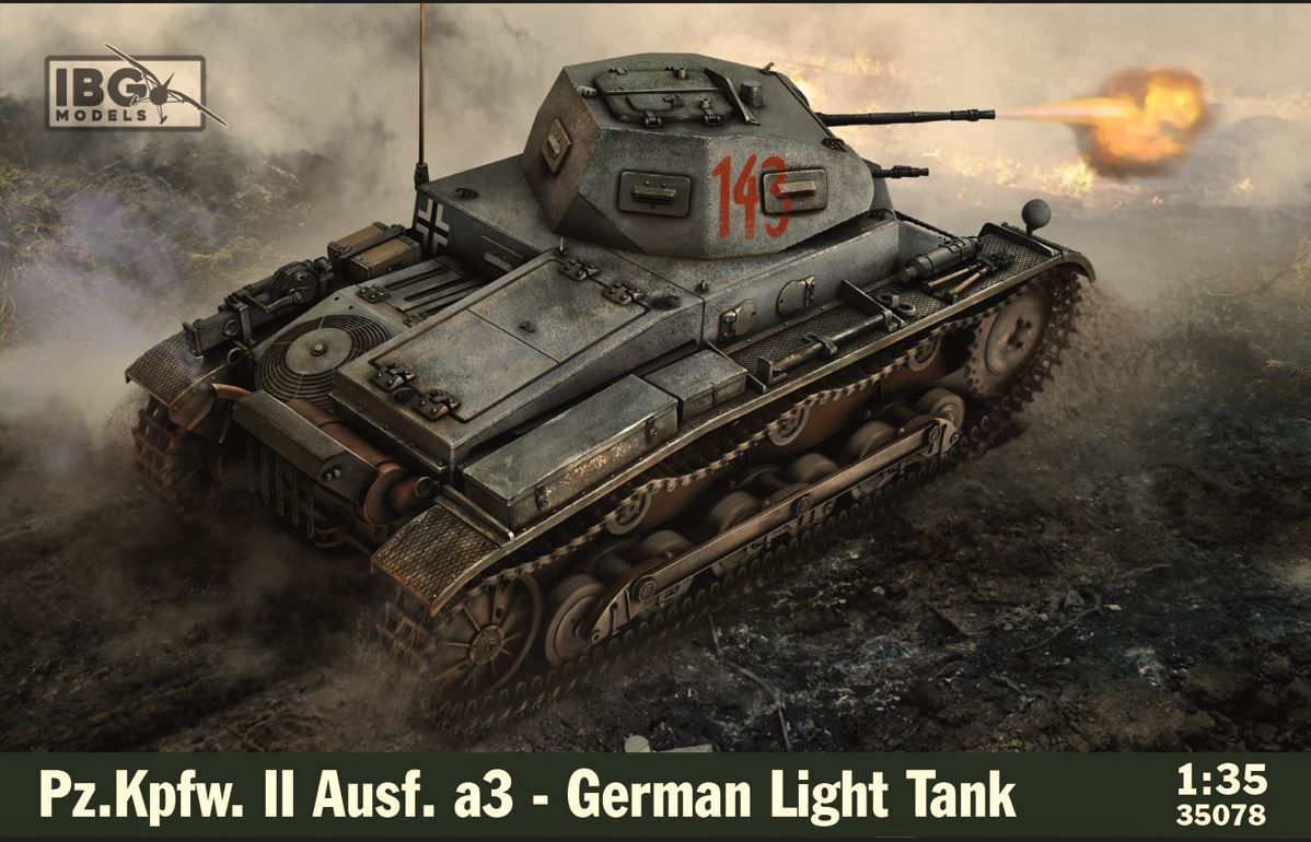 Military IBG 1/35 Pz.Kpfw. II Ausf. A3 German Light Tank