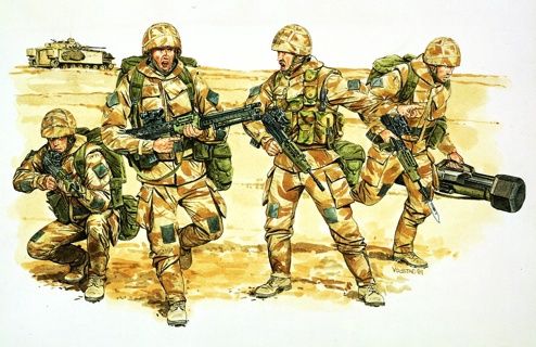 Military Dragon 1/35 British Desert Rats