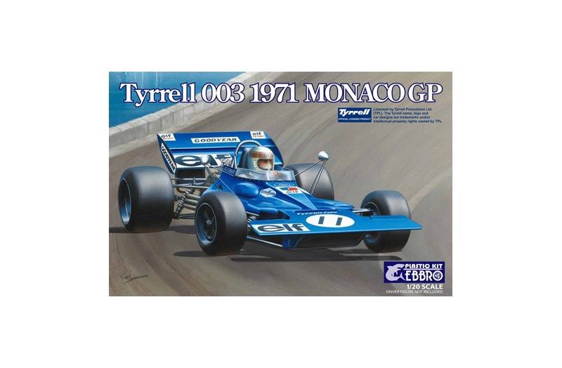 Cars, Bikes and Trucks Ebbro 1/20 TYRRELL 003 MONACO 1971