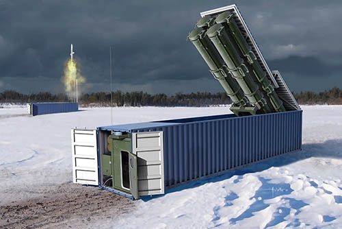 Military Trumpeter 1/35 3M-54 Club-K Missile System