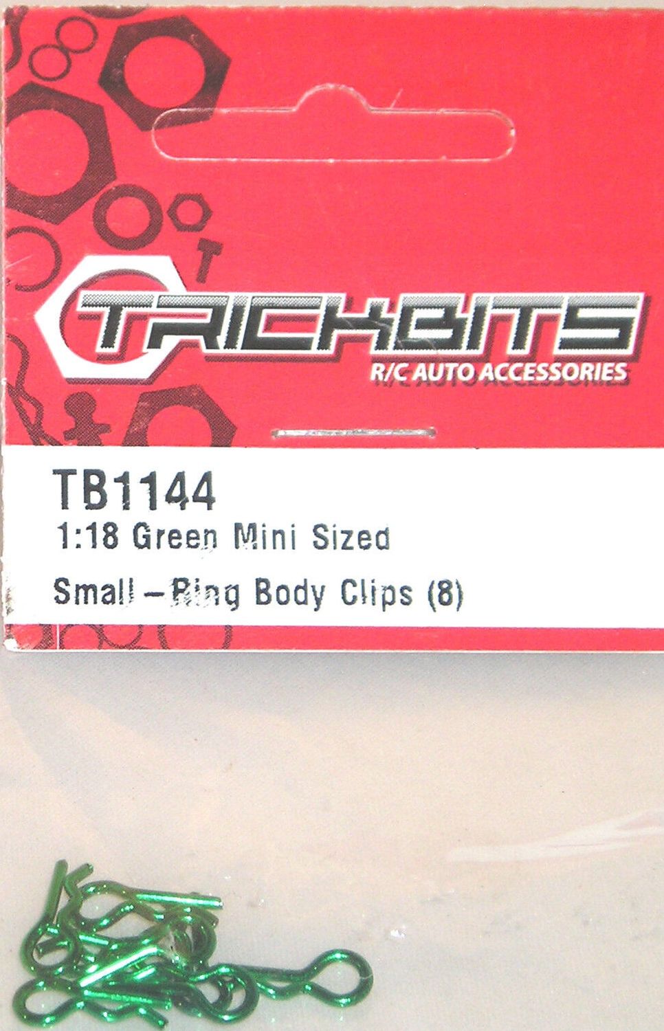 Mini green body clips