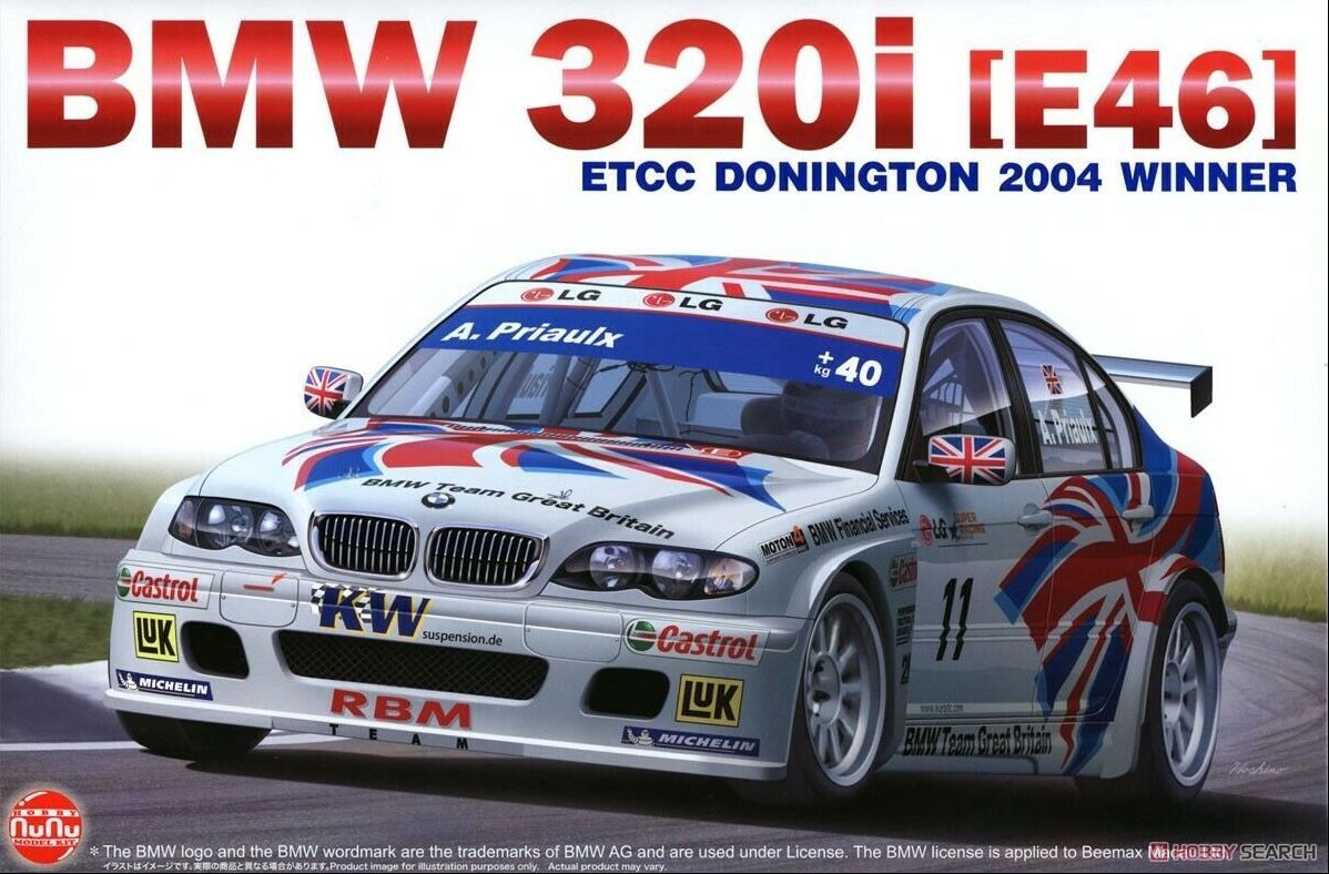 Cars, Bikes and Trucks Nunu Models 1/24 BMW 320i (E46) ETCC Donington 2004 Winner