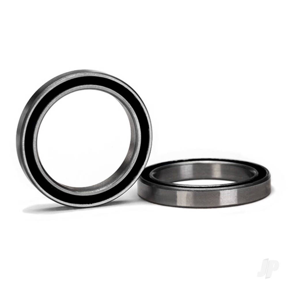 Ball bearing, black rubber sealed (20x27x4mm)(2)