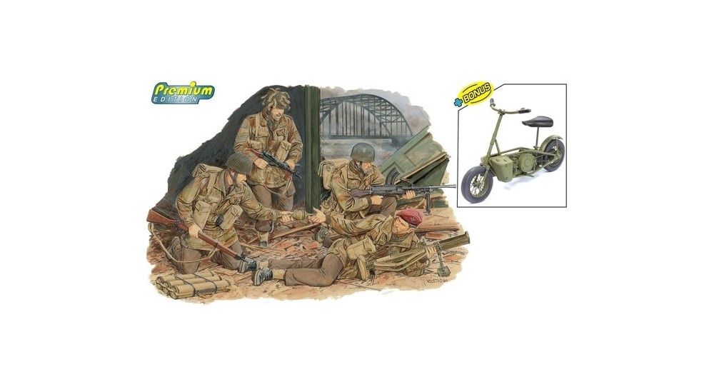 Military Dragon 1/35 Red Devils with Welbike