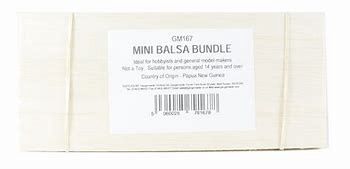 Balsa Wood Mini Bundle (50x76x229mm)