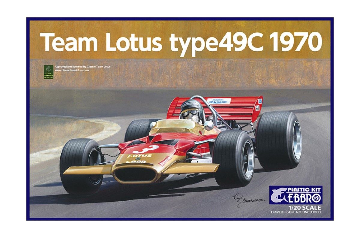 Cars, Bikes and Trucks Ebbro 1/20 TEAM LOTUS TYPE 49C 1970