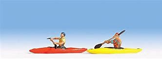 Kayaks (2) with Figures