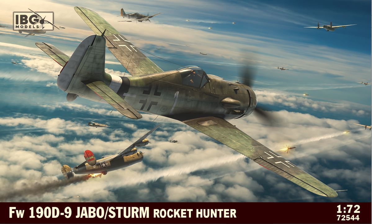 Aircraft IBG 1/72 Fw 190D-9 JABO/STURM Rocket Hunter