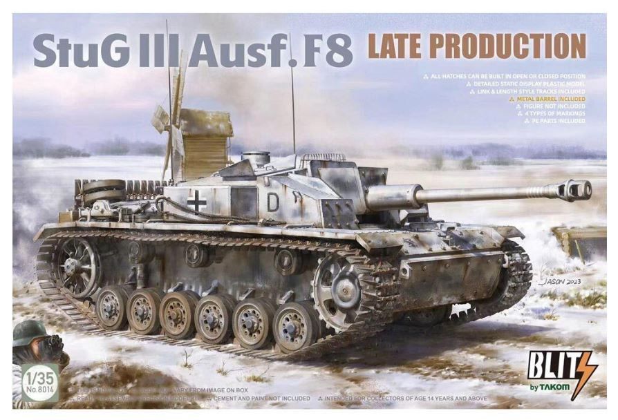 Military Takom 1/35 StuG III Ausf.F8 Late Production 1942 with Winterketten