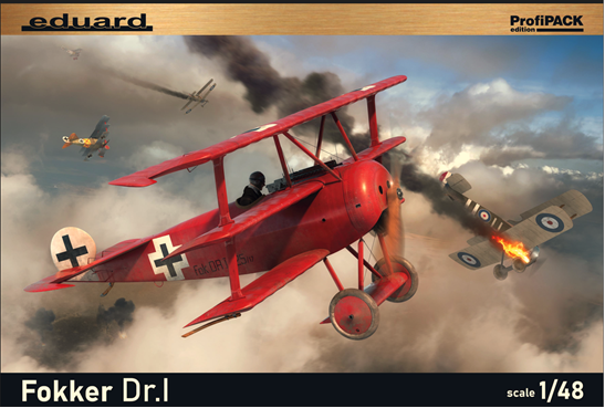 Aircraft Eduard 1/48 Fokker Dr.1 Profipack