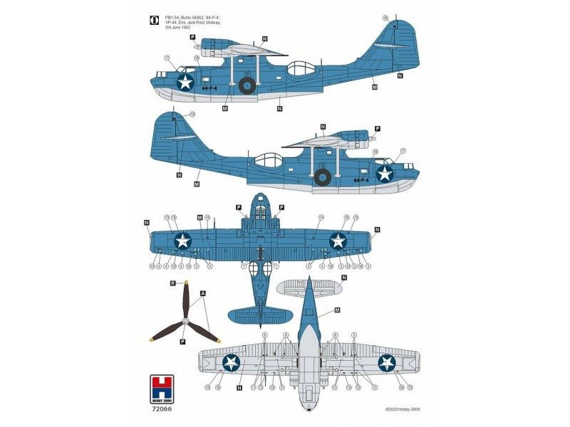 Aircraft Hobby 2000 1/72 Consolidated PBY-5A Catalina PTO