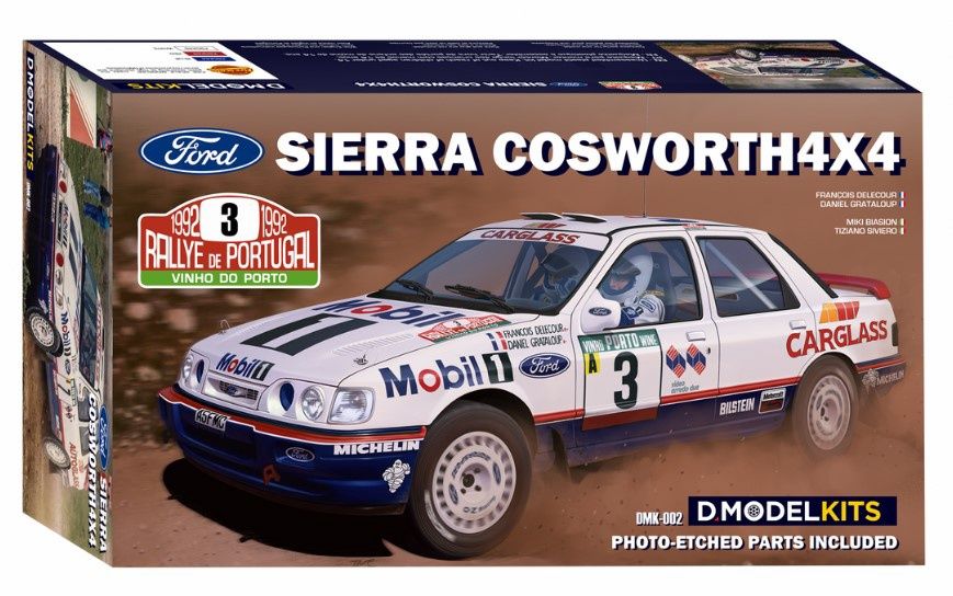 Cars, Bikes and Trucks D.Model 1/24 Ford Sierra Cosworth 4x4 1992 Rally of Portugal