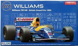 Cars, Bikes and Trucks Fujimi 1/24 Williams FW14B British Grand Prix 1992