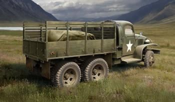 Military Hobby Boss 1/35 US GMC CCKW 352 Wood Cargo Truck