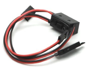 Futaba Switch Harness with Clip (Heavy Duty) 300mm