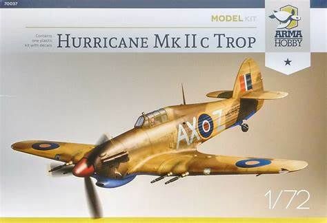 Aircraft Arma Hobby 1/72 Hawker Hurricane Mk.IIc Trop