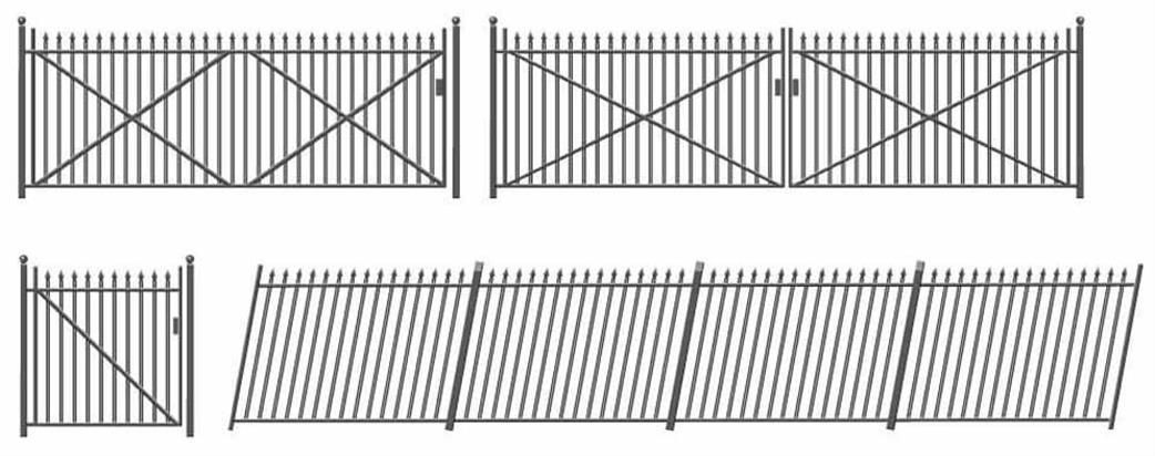 Spear Fencing (gates &amp; ramps) (OO)